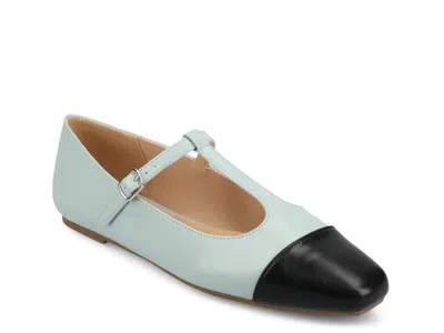 Journee Collection Theah Mary Jane Flat In Blue