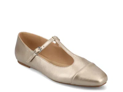 Journee Collection Theah Mary Jane Flat In Pink