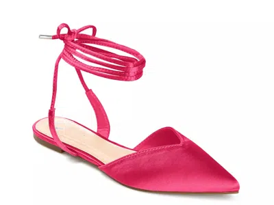 Journee Collection Theia Flat In Pink