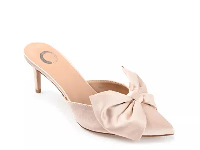 Journee Collection Tiarra Mule Pump In Neutral
