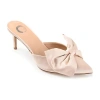 Journee Collection Tiarra Womens Pointed Stiletto Heel Pumps In Neutral