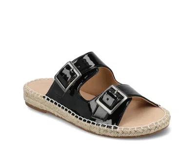 Journee Collection Tresah Espadrille Sandal In Black