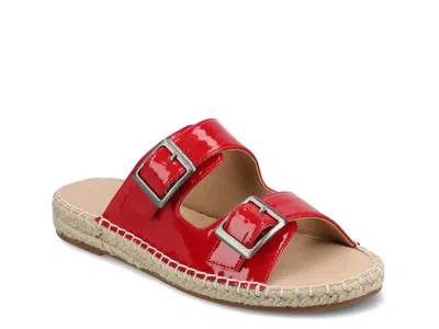 Journee Collection Tresah Espadrille Sandal In Red