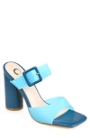 Journee Collection Tru Comfort Foam Pump In Blue