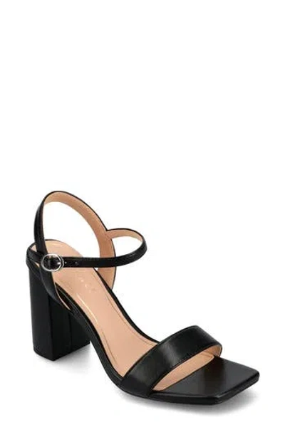 Journee Collection Tru Comfort Foam Tivona Sandal In Black Pu