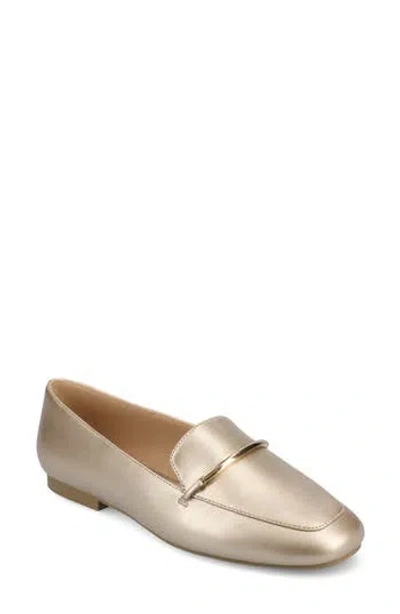 Journee Collection Tru Comfort Foam Wrenn Flat In Champagne
