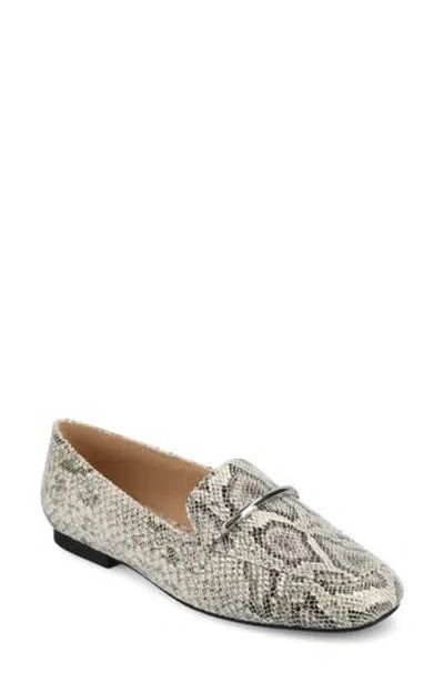 Journee Collection Tru Comfort Foam Wrenn Flat In Snake Print