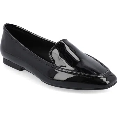 Journee Collection Tullie Loafer In Patent,black
