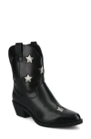 Journee Collection Journee Womens Underwood Medium And Wide Width Western Star Detail Ankle Booties