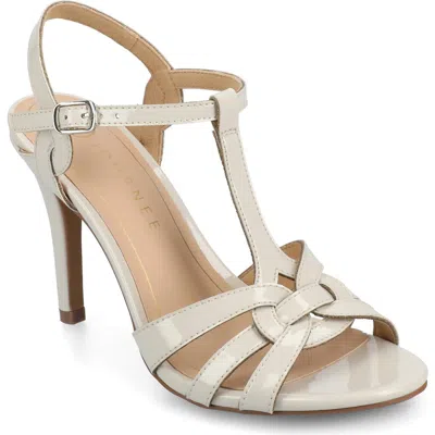 Journee Collection Valry Strappy Sandal In Neutral