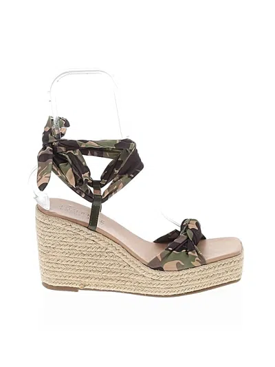 Pre-owned Journee Collection Wedges In Green