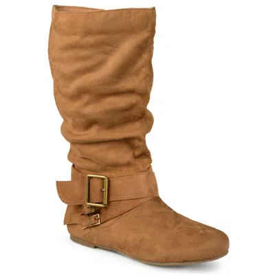 Journee Wide Calf Women's Shelley-6 Boot In Pink