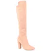 Journee Collection Wide Calf Women's Tru Comfort Foam Dominga Boot In Pink