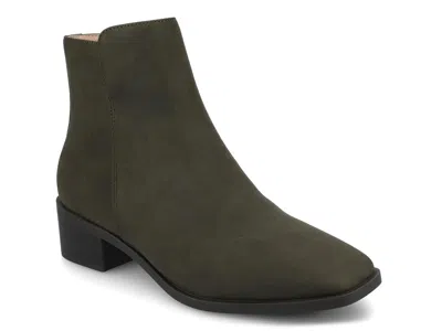 Journee Collection Wide Width Cappri Bootie In Green
