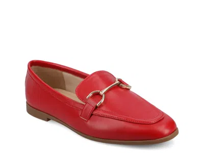 Journee Collection Wide Width Mizza Loafer In Red