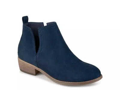 Journee Collection Wide Width Rimi Wide Width Bootie In Blue