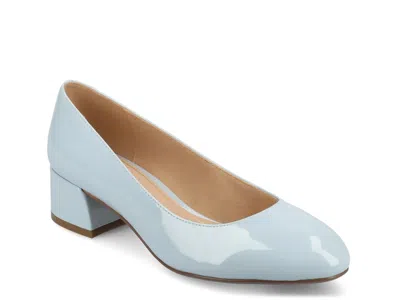 Journee Collection Wide Width Saarii Pump In Blue