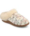 Journee Collection Adiah Faux Fur Trim Slipper In Beige