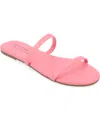 Journee Collection Womens Adyrae Flat Sandals In Pink