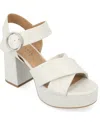 Journee Collection Collection Women's Tru Comfort Foam Akeely Sandals In Bone