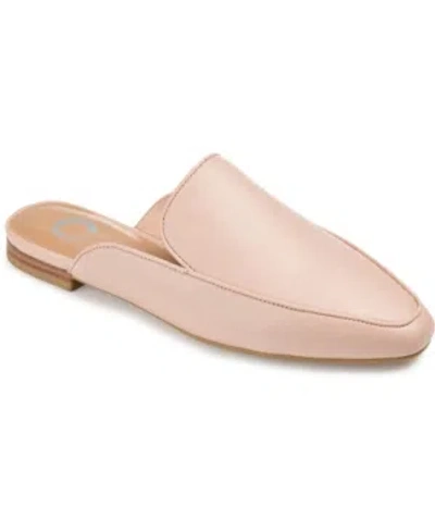 JOURNEE COLLECTION WOMEN'S AKZA SLIP ON MULES