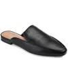 Journee Collection Akza Womens Square Mules In Black