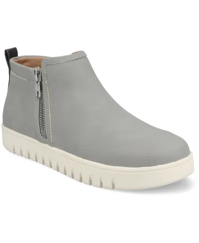 JOURNEE COLLECTION WOMEN'S ALITA COMFORT ANKLE SNEAKER BOOTIES