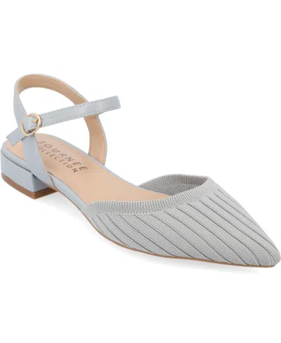 JOURNEE COLLECTION WOMEN'S ANSLEY WIDE WIDTH POINTED TOE FLATS