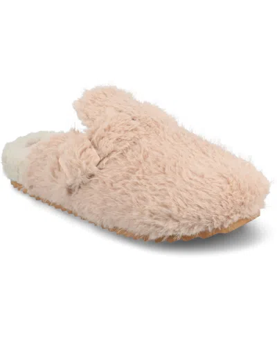 Journee Collection Women's Ardenn Slip On Clogs In Blush