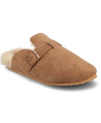 Journee Collection Women's Ardenn Slip On Clogs In Tan