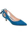 Journee Collection Collection Women's Bindi Kitten Heel In Teal