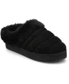 Journee Collection Blair Faux Fur Slipper In Black