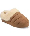 Journee Collection Blair Faux Fur Slipper In Tan