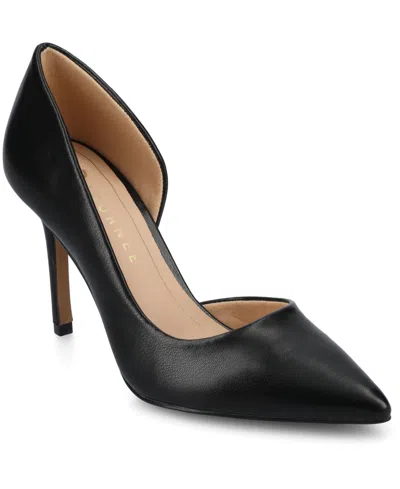 Journee Collection Women's Blanca Pointed Toe Pumps In Black