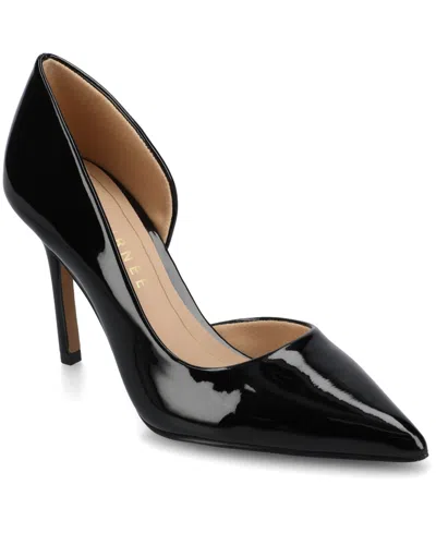 Journee Collection Women's Blanca Pointed Toe Pumps In Black
