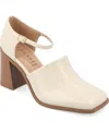 Journee Collection Collection Women's Tru Comfort Foam Wide Width Bobby Pumps In Bone