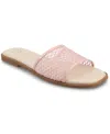 Journee Collection Breckley Flat Slide Sandal In Pink