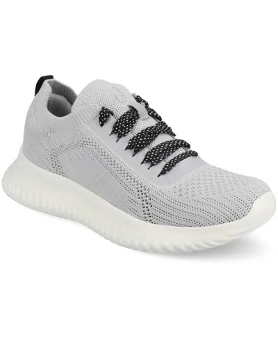 Journee Collection Women's Brena Lace Up Sneakers In Gray