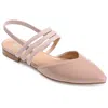 Journee Collection Women's Brinney Flat In Gold