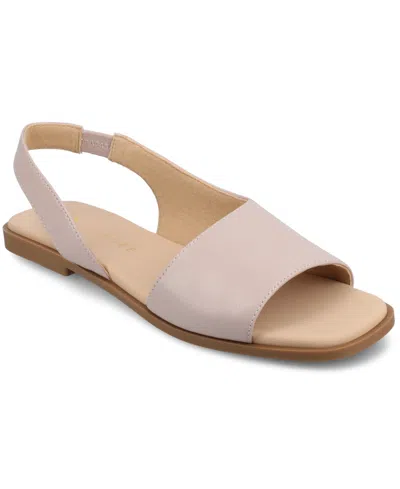 JOURNEE COLLECTION WOMEN'S BRINSLEY SLINGBACK D'ORSAY FLAT SANDALS
