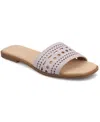 Journee Collection Journee Women's Brodie Flat Sandals In Lilac