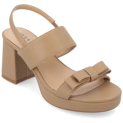 Journee Collection Collection Women's Brookan Sandals In Grey