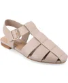 Journee Collection Collection Women's Tru Comfort Foam Cailinna Wide Width Flats In Taupe