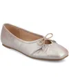 Journee Collection Callee Keyhole Square Toe Flat In Pink