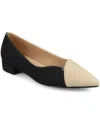 Journee Collection Carmin Pointed Toe Flat In Multi
