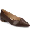 Journee Collection Carmin Pointed Toe Flat In Chocolate