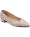 Journee Collection Carmin Pointed Toe Flat In Lilac