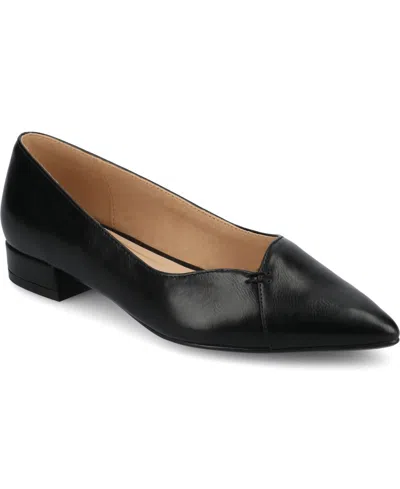 JOURNEE COLLECTION WOMEN'S CARMIN POINTED TOE FLATS