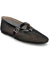 Journee Collection Casha Mesh Mary Jane Flat In Black