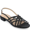 Journee Collection Shyla Block Heel Sandal In Black